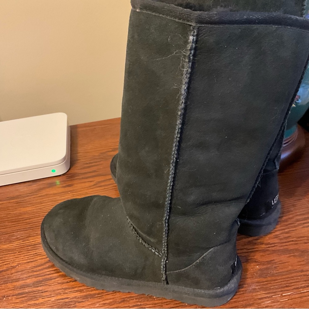 UGG Black Suede Boots